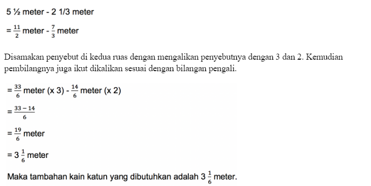 Soal Pecahan
