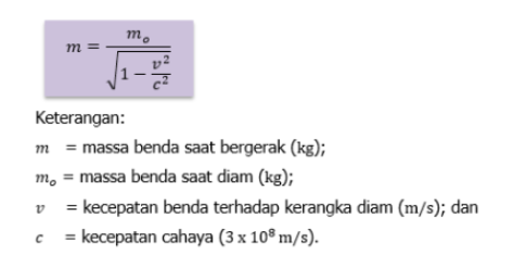 Rumus Relativitas 