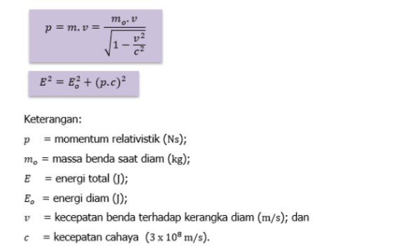 Rumus Relativitas 