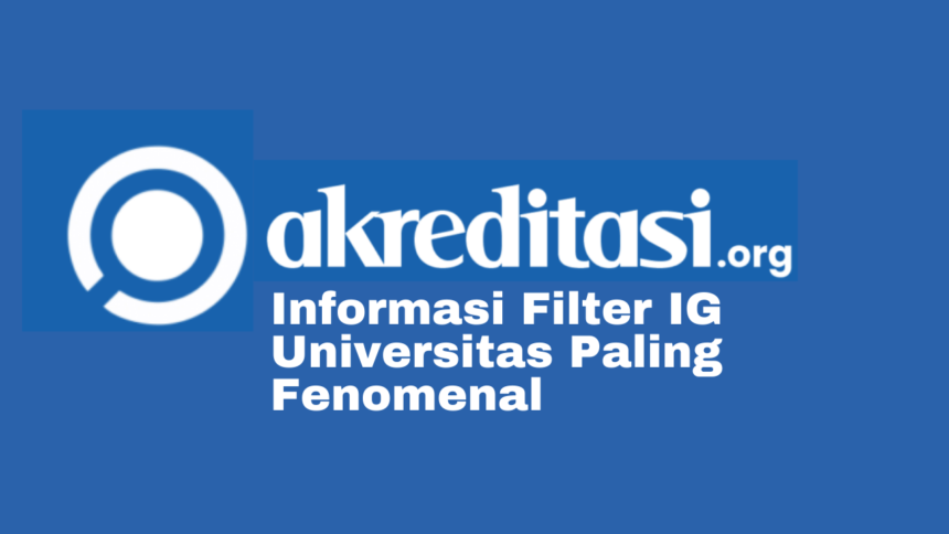 Filter IG Universitas