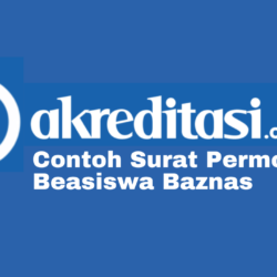 Contoh Surat Permohonan Beasiswa Baznas