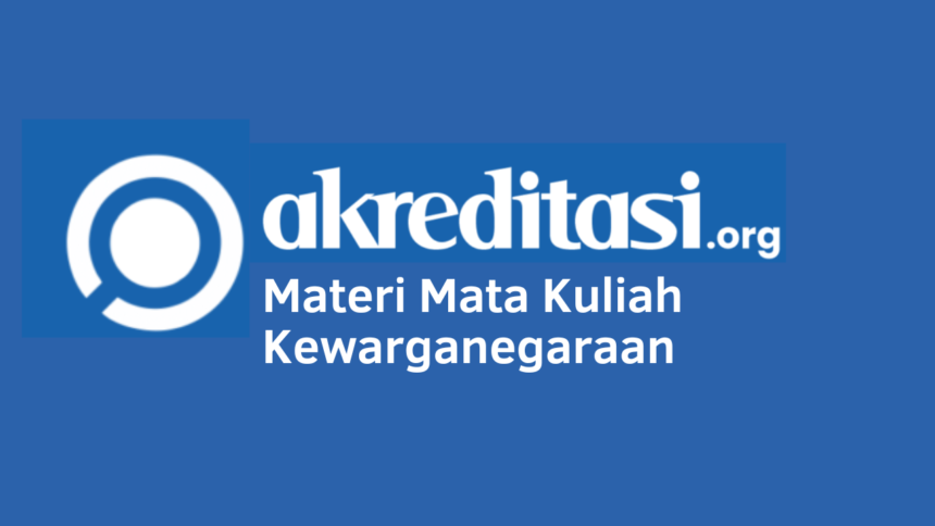 Mata Kuliah Kewarganegaraan