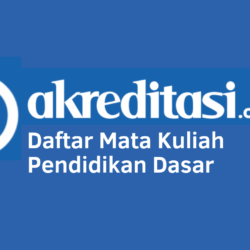 Mata Kuliah Pendidikan Dasar