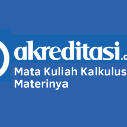 Mata Kuliah Kalkulus