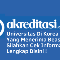 Universitas Di Korea Selatan Yang Menerima Beasiswa