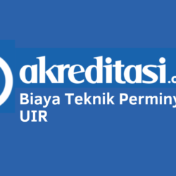 Biaya Teknik Perminyakan UIR