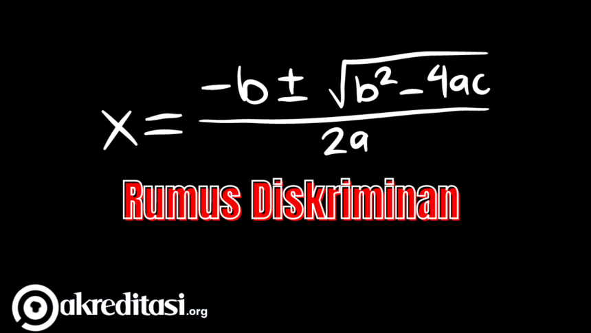 Rumus Diskriminan